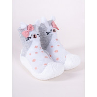 YO BABY SCORPIO Носки с резиновой подошвой RABBIT 24, OB-138//OBO-0138G Girl РАСПРОДАЖА
