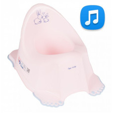 TEGA BABY RABBIT Детский горшок с музыкой, нескользящий PO-058 pink