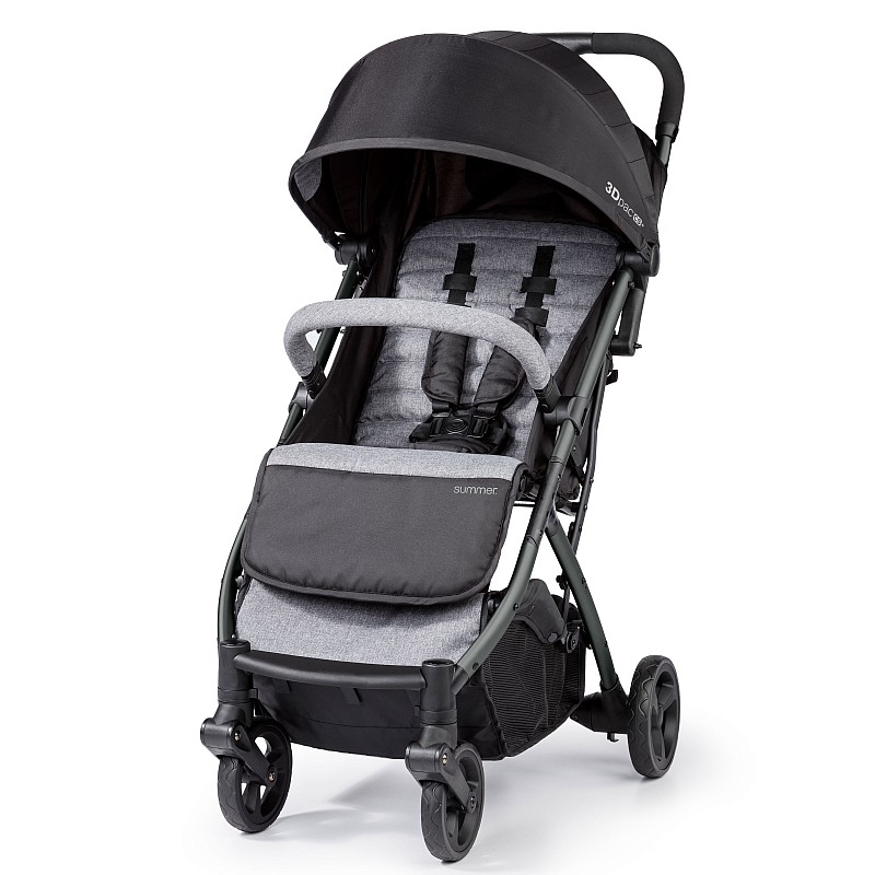 SUMMER INFANT 3D Pac CS+ прогулочная коляска Ash Grey 32723