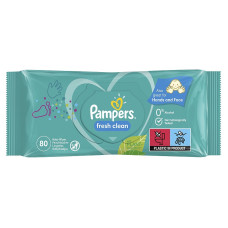 PAMPERS влажные салфетки Fresh Clean 80шт.