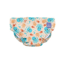 BAMBINO MIO Swim Nappies плавки BLUE SQUID, M (7-9кг)