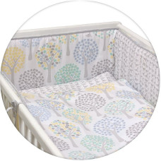 CEBABABY комплект постельного белья из 3 частей 135x100см MAGIC TREE BLUE