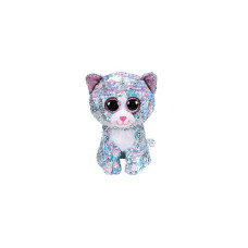 TY Flippables Мягкая игрушка WHIMSY SEQUIN BLUE CAT reg 15см, TY36674