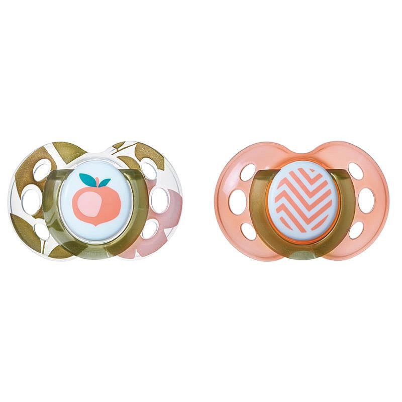 TOMEE TIPPEE Силиконовая пустышка Moda 18-36м, 2шт. 43343701 РАСПРОДАЖА