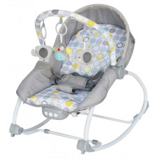 BABY MIX Детское кресло-качалка, LCP-BR212-852 серый