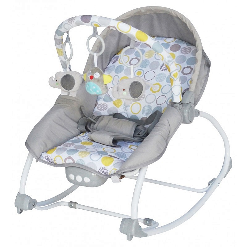 BABY MIX Детское кресло-качалка, LCP-BR212-852 серый