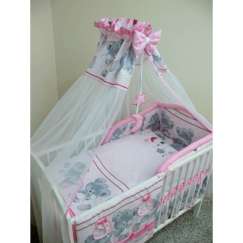 ANKRAS MIKA комплект постельного белья из 5 частей 120х90см/180см pink