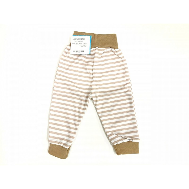 ZUZIA штанишки 80.размер, JEŽ 2219/80 white/beige stripes СКИДКА