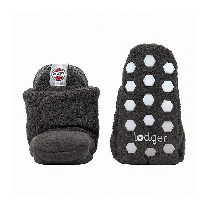 Lodger Slipper Fleece Botanimal тапочки, Raven, 6-12, SL 587