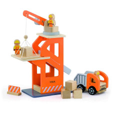 VIGA Подъемник с краном и самосвалом 51616