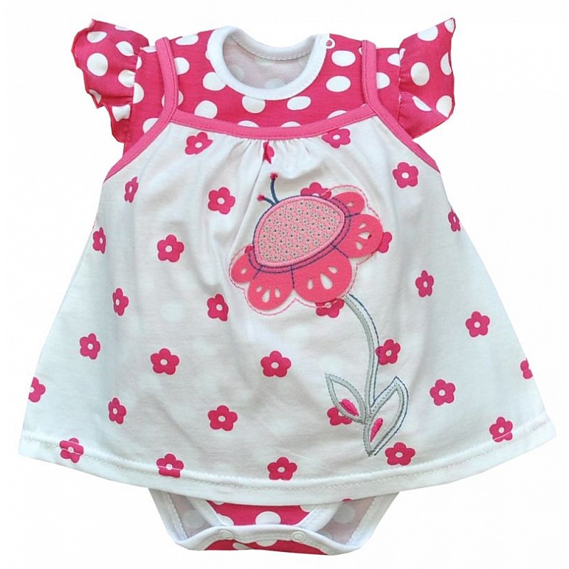 BOBAS MARCYSIA платье + боди 74 размер 1976 розовый