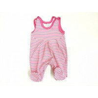 ZUZIA Ползунки 86.размер, JEŽ 818/86 white/pink stripes СКИДКА