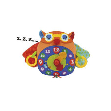 KS KIDS Мягкая игрушка со звуком - "Day N Night Owl Clock", KA10662 РАСПРОДАЖА