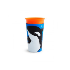 MUNCHKIN WildLove Sippy  поильник, 266 ml, orca, Miracle 360,  6m+, 05177802