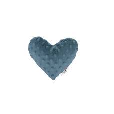 BOCIOLAND подушка с вишневыми косточками MINKY HEART BLUE BOC0219