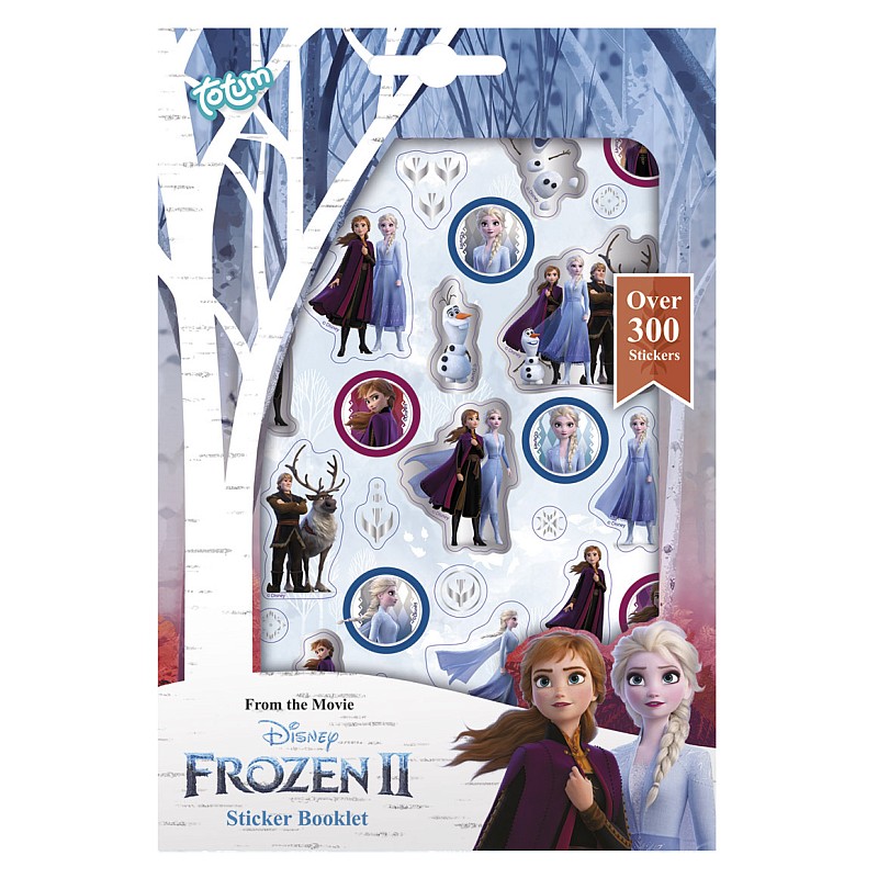 TOTUM альбом с наклейками Frozen 2, 4 листа, 680708