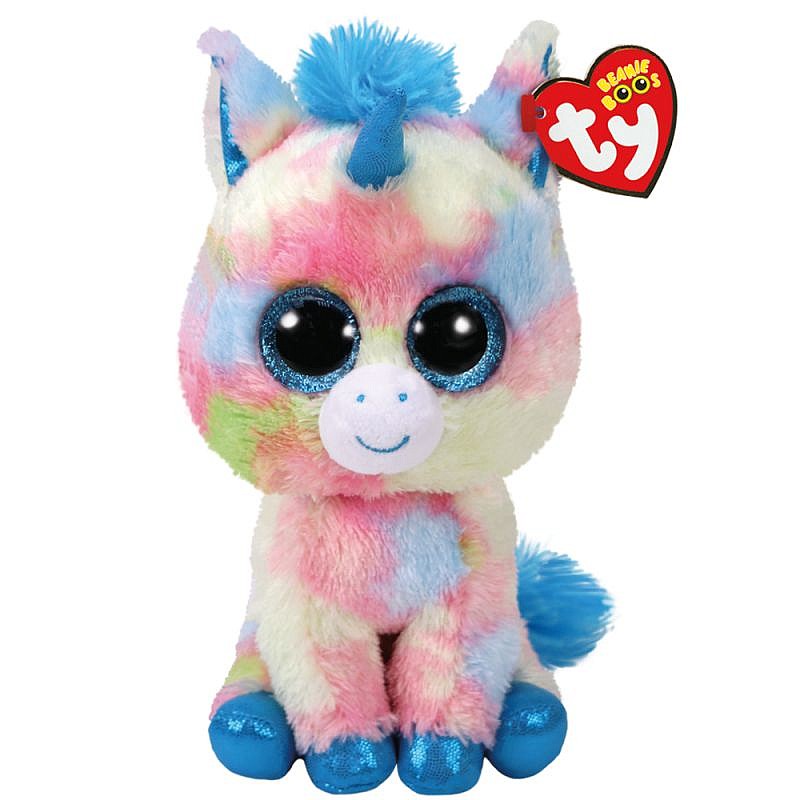 TY Beanie Boos Мягкая игрушка BLUE UNICORN BLITZ 15.5см, TY36877