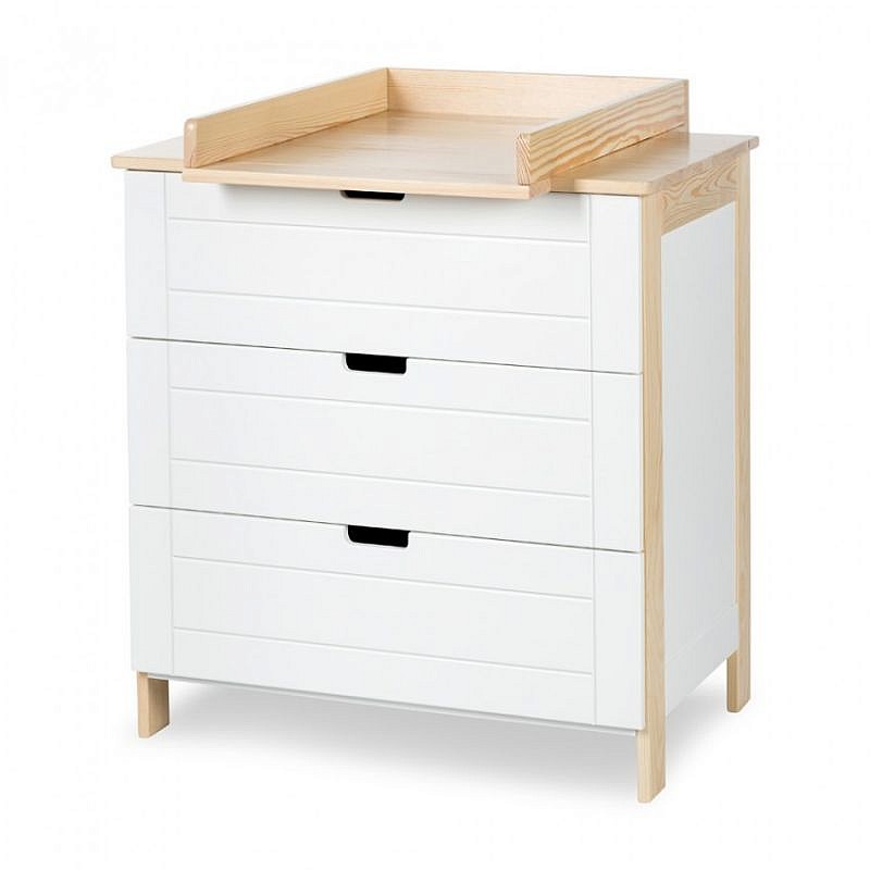 KLUPS IWO комод, сосна/белый