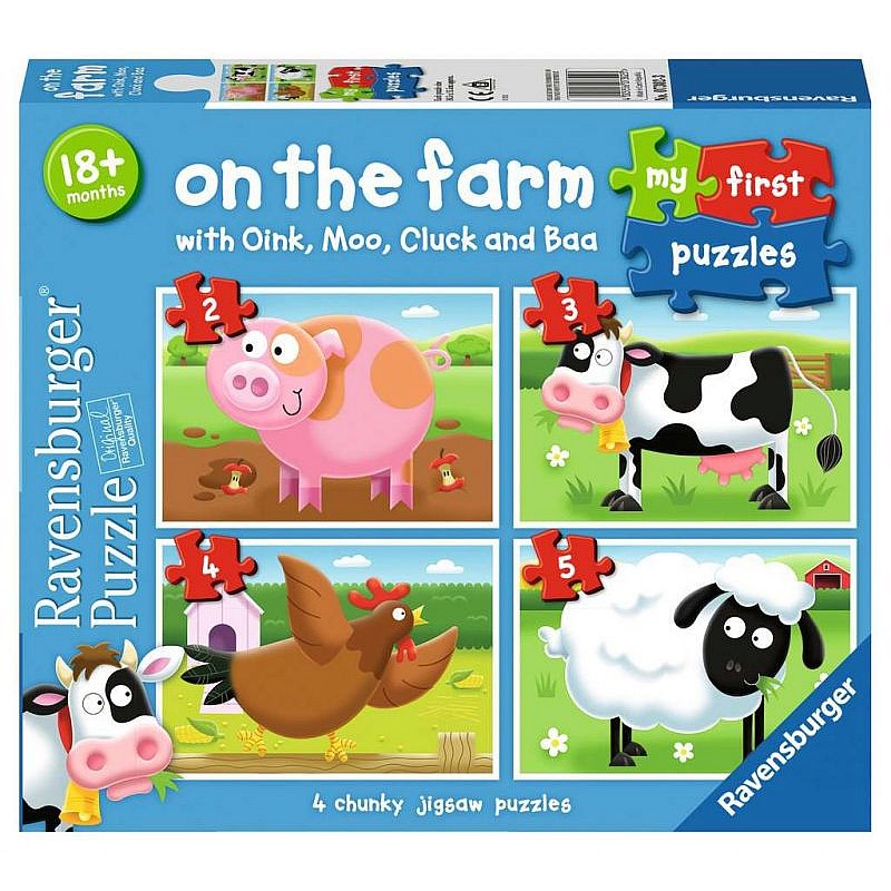 Ravensburger пазл FARM 2/3/4/5 R07302 РАСПРОДАЖА