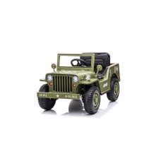 TO-MA  электромобиль JH-103 - JEEP - 12V/7Ah- 4WD (EVA колеса)оливковый