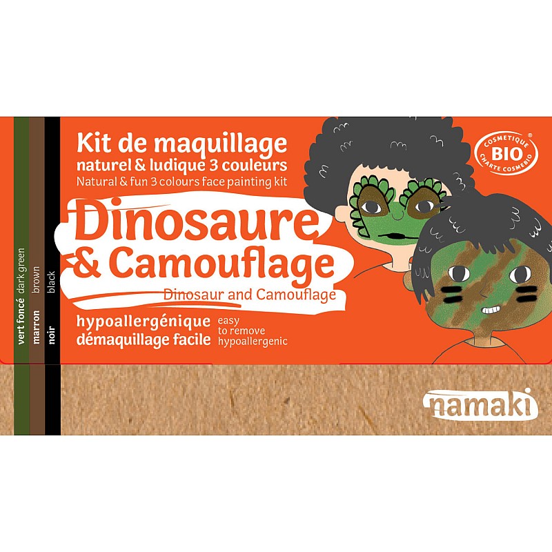 NAMAKI Краски для лица Dinosaur and Camouflage 110016