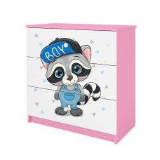 KOCOT KIDS Комод BABYDREAMS pink Raccoon