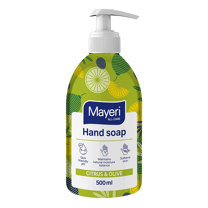 MAYERI All-Care Жидкое мыло Цитрус и оливки 500ml (12/640) F621