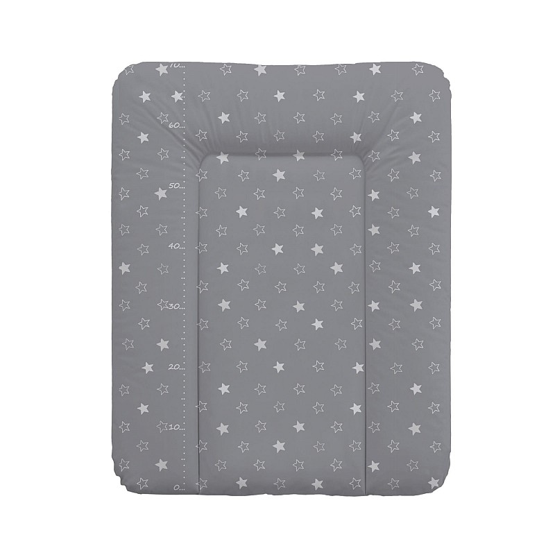 CEBABABY мягкая пеленальная поверхность 50х70см WM STARS DARK GREY