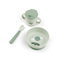 Done by Deer Foodie Комплект посуды Happy clouds Green 261126 