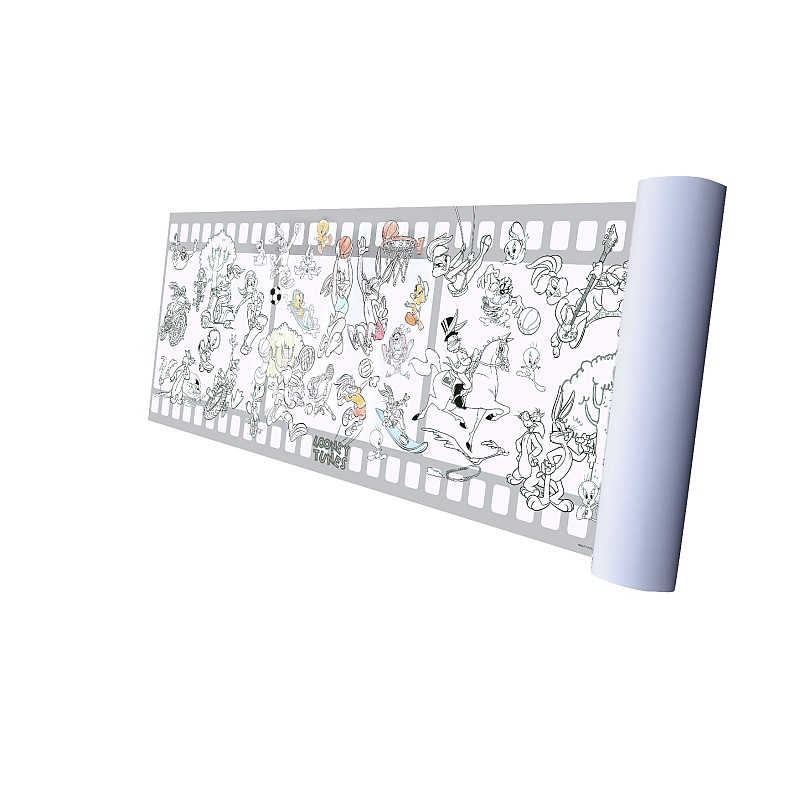 GERARDOS TOYS Jolly Rolly Рулон клейкой бумаги для раскрашивания Looney Tunes GT4056 (56704)