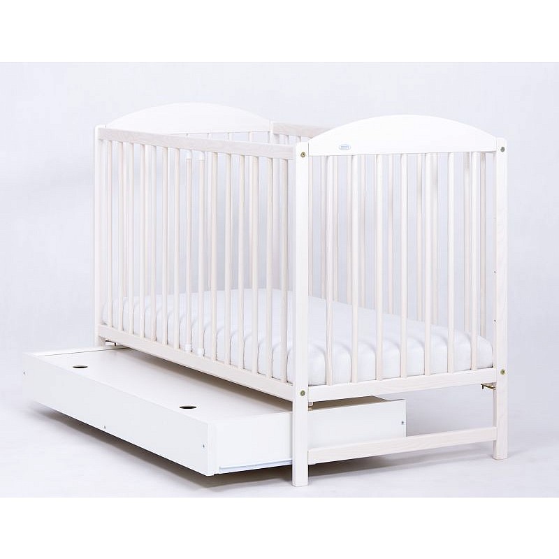 DREWEX KUBA II кроватка с ящиком 120x60см, транспарент