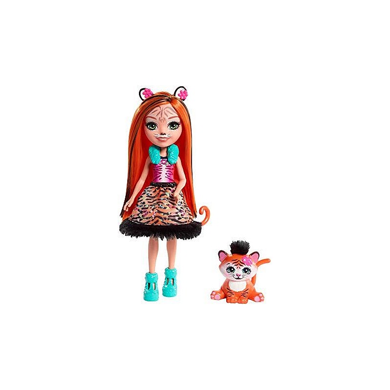 Enchantimals Tanzie Tiger & Tuft Кукла с тигром, FRH39