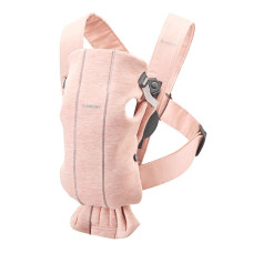 BABYBJORN MINI 3D JERSEY Рюкзак-кенгуру LIGHT PINK