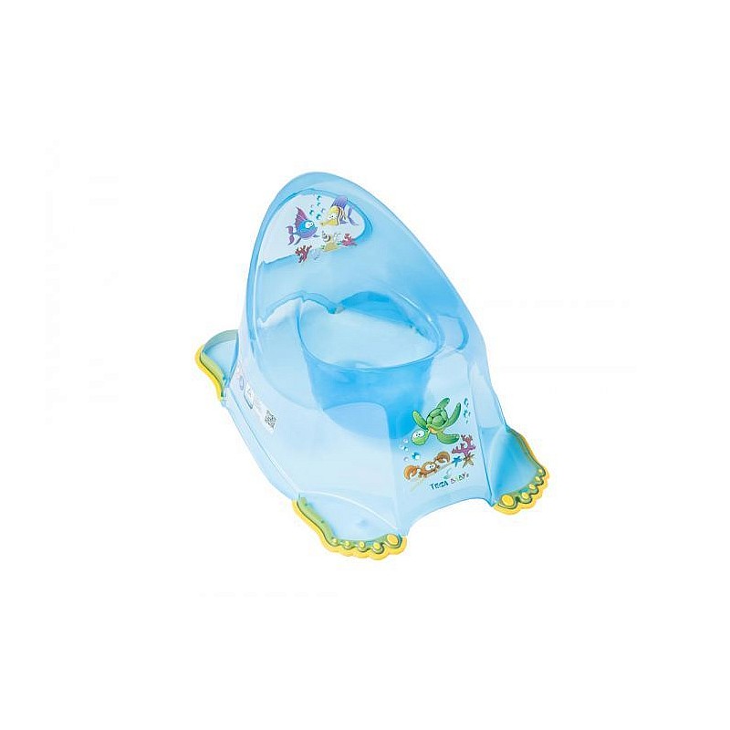 TEGA BABY Детский горшок AQUA - transparent blue, AQ-007