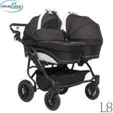 MAEMA LIKA TWIN Коляски для двойни 2in1, L8