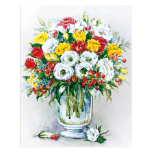 TSVETNOY Алмазная мозаика 40x50см Bouquet with red berries, LG148e