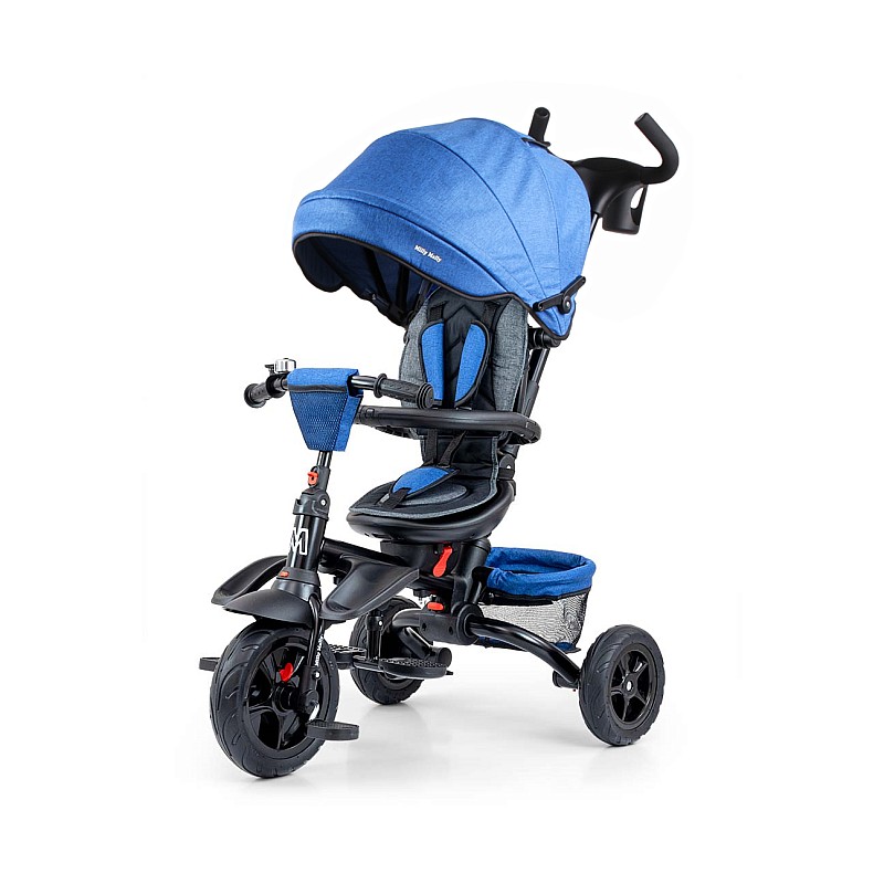 MILLY MALLY STANLEY RUBBER Детский трехколесный велосипед Navy-Black