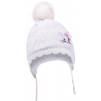 YO BABY Scorpio шапка 34-36 размер, CZ-211 LULU белый