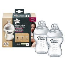 TOMMEE TIPPEE Closer to nature Easi-Vent бутылочка для кормления 260мл, 2шт. 42252071