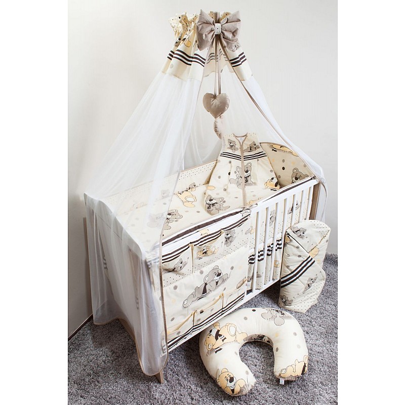 ANKRAS DREAMER Комплект постельного белья из 6 частей 120x90/360см - бежеый