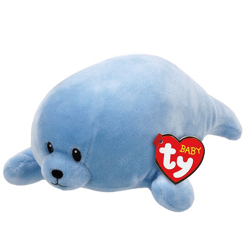 TY Baby Ty Мягкая игрушка BLUE SEAL SQUIRT 15см, TY32160