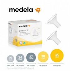 MEDELA PersonalFit Plus Воронкa/насадкa для молокоотсоса 30мм 1шт, XL 008.0470