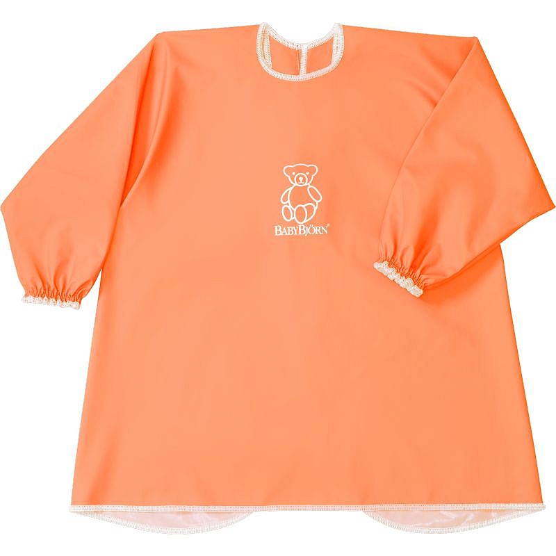 BABYBJORN Long Sleeve Bib Нагрудник, 044383 orange