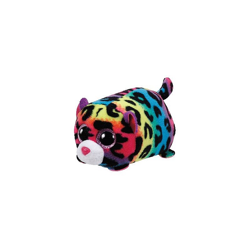 TY Teeny Tys Мягкая игрушка MULTICOLOR LEOPARD JELLY 9см, TY42163 РАСПРОДАЖА