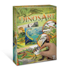 DINOSART Набор для творчества Sand & Foil Art, 15011