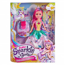 SPARKLE GIRLZ 27cm lelle Unicorn PrincessD, dažādas, 10093