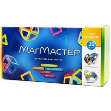 MagMaster AutoMoto Магнитный конструктор 25 деталей ММ25