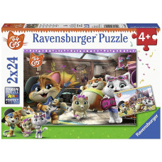 Ravensburger пазл 2X24 Cats R 05012 РАСПРОДАЖА