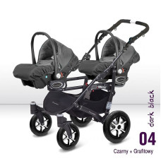 BABYACTIVE Twinny Детское автокресло DARK BLACK 1шт. - 04 черный