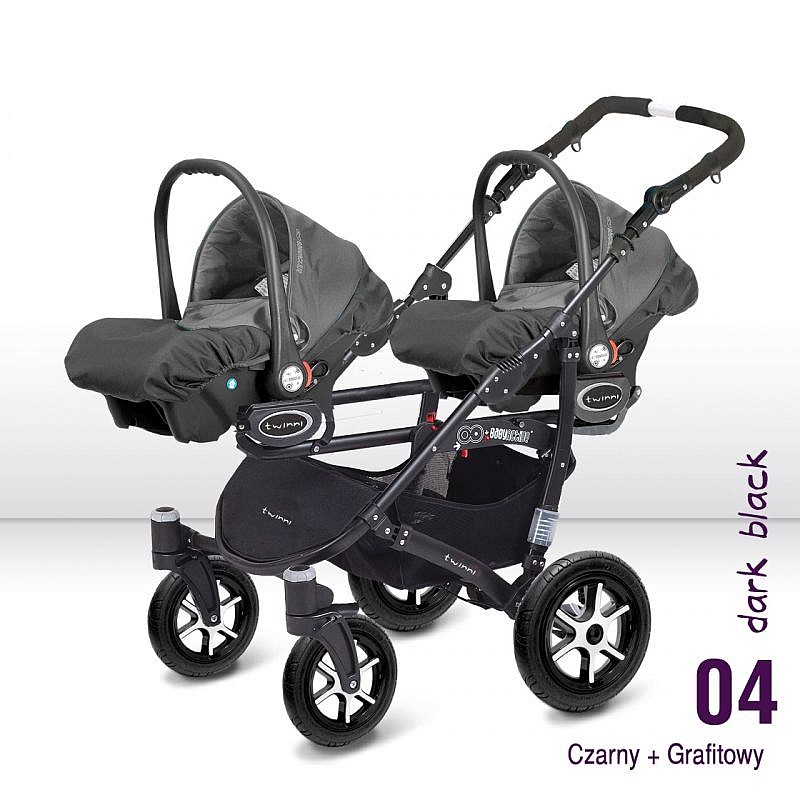 BABYACTIVE Twinny Детское автокресло DARK BLACK 1шт. - 04 черный